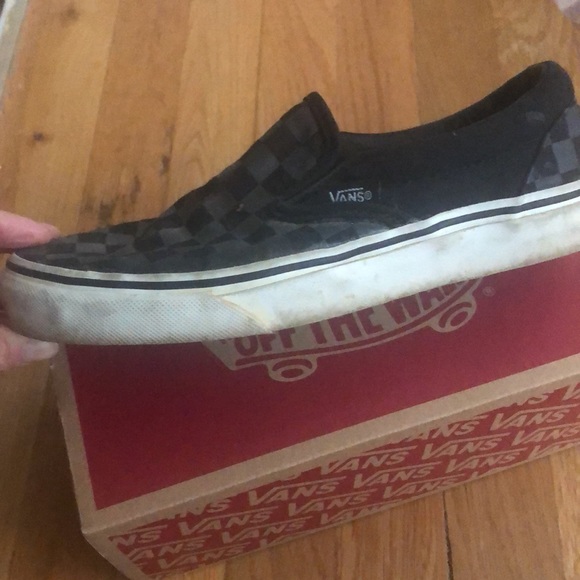 Vans black checkered 6.5 - Picture 2 of 5